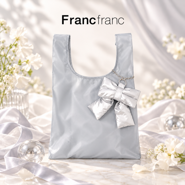 Francfranc バッグチャームエコバッグ